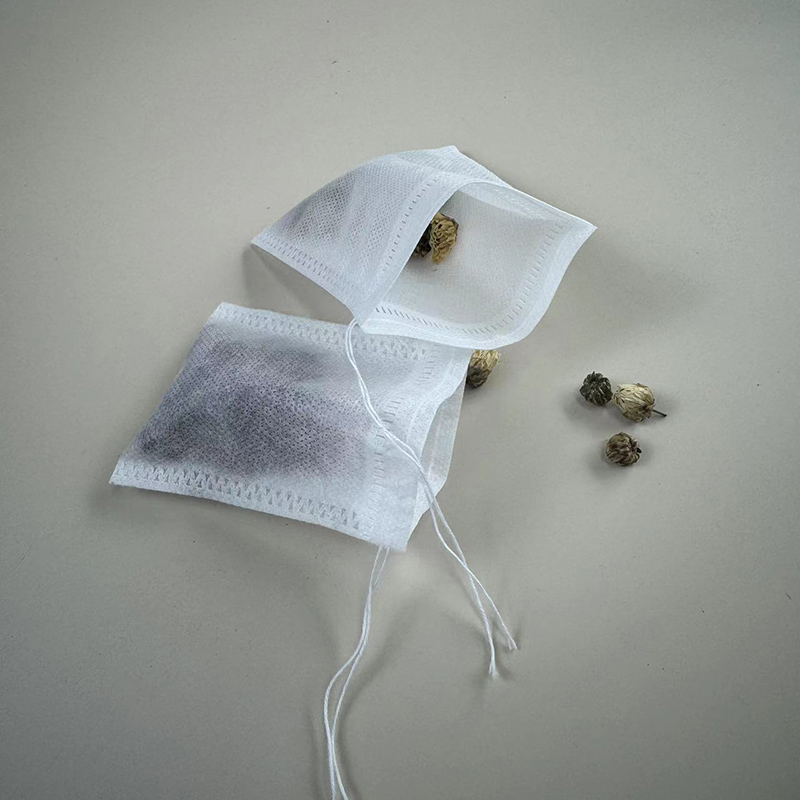 7cm*9cm Non Woven Drawstring Tea Bag For Loose Tea